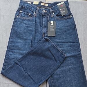 Levi's Women's Dark Blue Straight Leg Jeans